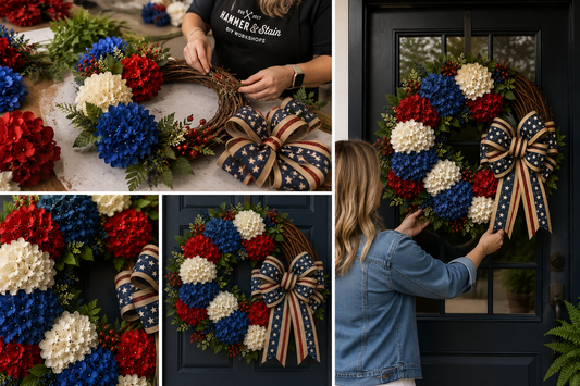 06/18/26 Patriotic Wreath Workshop at Uptown Stagecoach 6pm-9pm